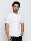 Blacksmith | Blacksmith Fashion | Blacksmith White Polo Collar Tshirt for men.