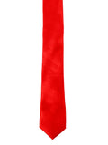 Blacksmith Red Satin Tie For Men