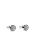 Blacksmith White Cat's Eye Stone Cufflink for Men - Fashion Accessories for Blazer , Tuxedo , Coat and Shirt