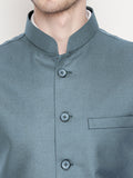 Blacksmith Grey Modi Jacket for Men - Grey  Nehru Jacket for Men