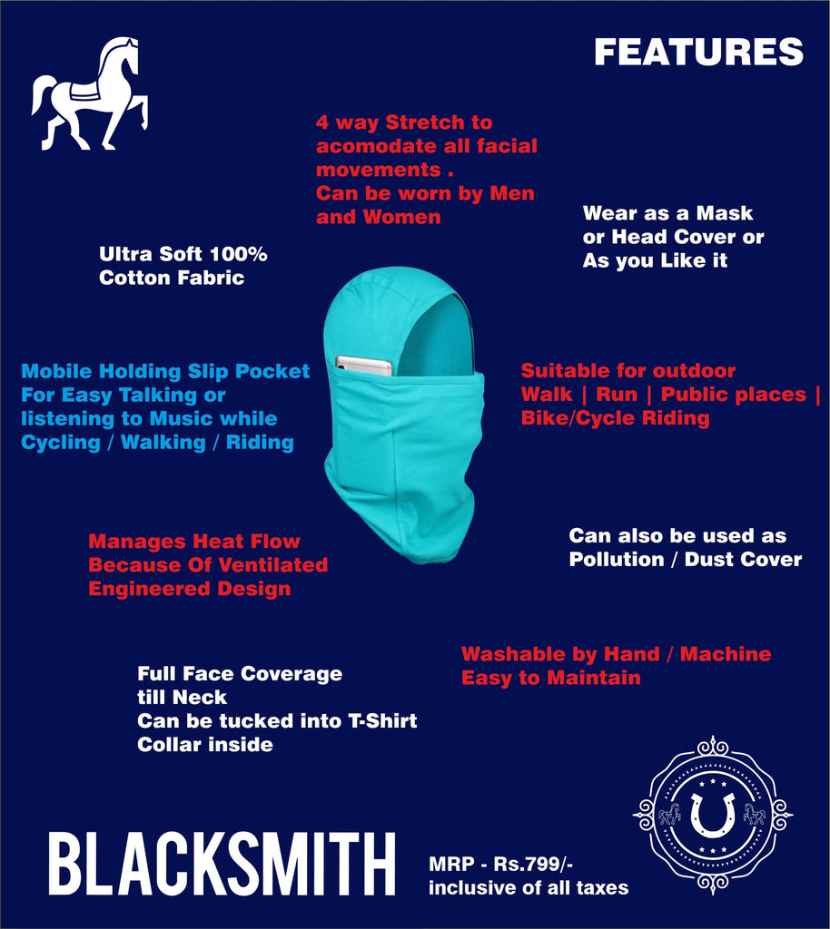 Blacksmith | Blacksmith Fashion | Blacksmith Space Green Mask