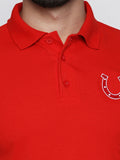 Blacksmith | Blacksmith Fashion | Blacksmith Red Polo Collar Tshirt for men.   