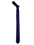 Blacksmith Navy Blue Satin Tie For Men