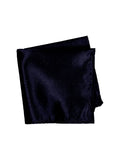 Blacksmith Navy Blue Multi Color Dashes Printed Pocket Square for Men