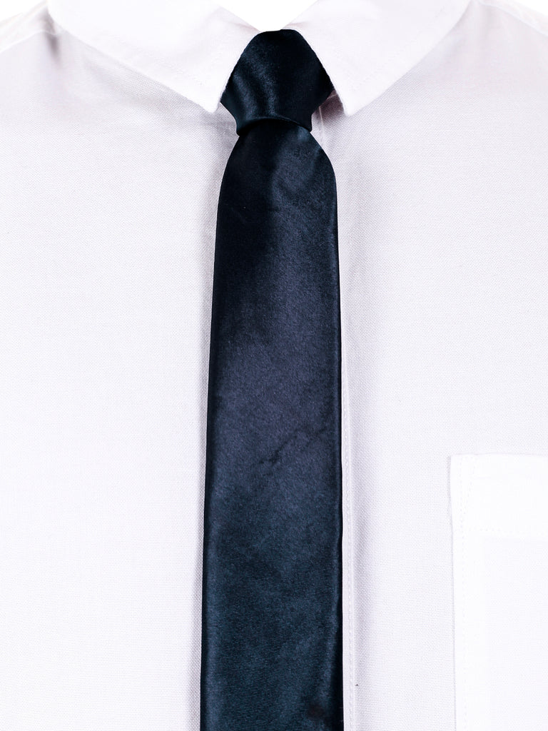 Blacksmith Grey Satin Tie For Men
