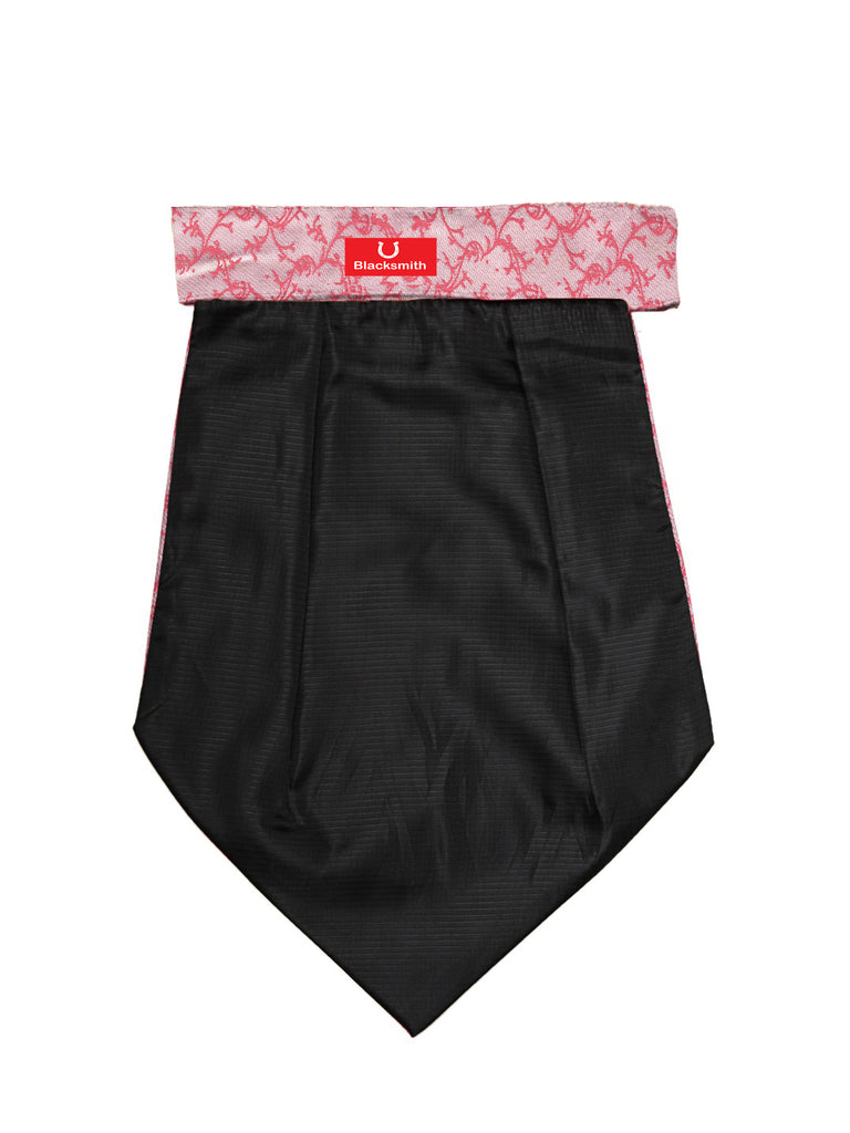 Blacksmith | Blacksmith Fashion | Blacksmith Pink Paisley Cravat Neck Scarf And Matching Pocket Square Set For Men