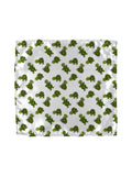 Blacksmith White Tiny Turtles Printed Pocket Square for Men