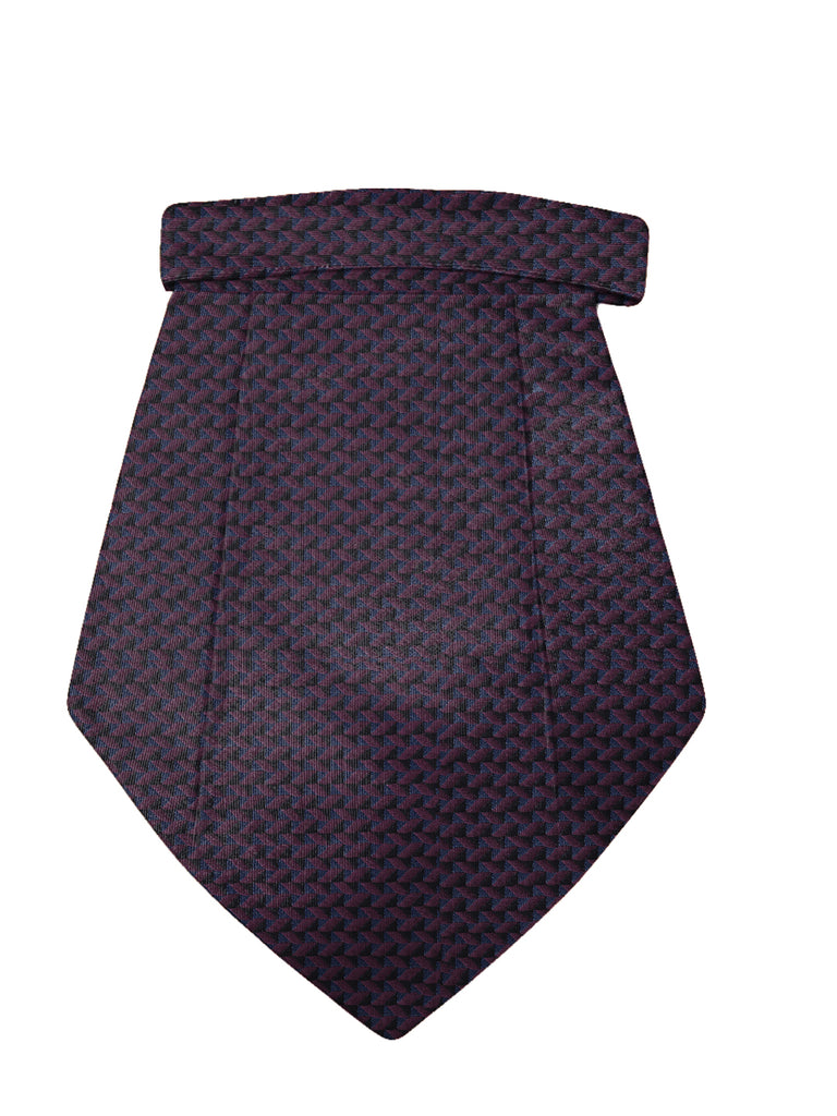 Blacksmith | Blacksmith Fashion | Blacksmith Purple Geometric Cravat Neck Scarf And Matching Pocket Square Set For Men
