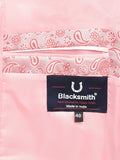 Blacksmith Pink Jacquard Paisley Jodhpuri Blazer Jacket for Men