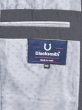 Blacksmith Grey Polyester Jodhpuri Blazer Jacket for Men