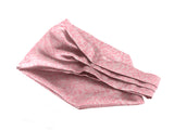 Blacksmith Pink Paisley Ascot Neck Scarf And Matching Pocket Square Set For Men