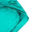 Blacksmith Mint Green Satin Ascot Neck Scarf And Matching Pocket Square Set For Men