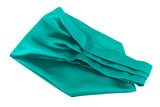 Blacksmith Mint Green Satin Ascot Neck Scarf And Matching Pocket Square Set For Men