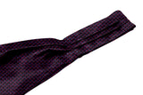 Blacksmith Purple Geometric Ascot Neck Scarf And Matching Pocket Square Set For Men