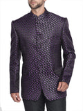 Blacksmith Black and Pink Floral Jodhpuri Blazer Jacket for Men