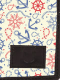 Blacksmith Anchor Cream Printed Wallet For Men.