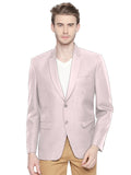 Blacksmith | Blacksmith Fashion | Blacksmith Baby Pink soft cotton blazer | Blacksmith Cotton Fabric Blazer