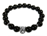 Blacksmith Black Onyx Lion Bracelet for Women & Men- Black Onyx Bracelet