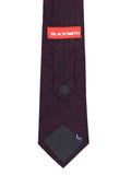 Blacksmith Blue And Red Pillar Jacquard Tie for Men