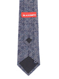 Blacksmith Blue Paisley Jacquard Tie for Men