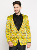 Blacksmith | Blacksmith Fashion | Blacksmith Boom Pow Printed Tuxedo For Men | Blacksmith suit for men.