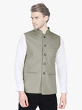 Blacksmith Brown Soft Cotton Modi Jacket for Men -Brown Nehru Jacket for Men