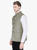 Blacksmith Brown Soft Cotton Modi Jacket for Men -Brown Nehru Jacket for Men