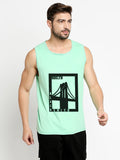 Blacksmith Brklyn Cotton Printed Sando For Men - Gym Sando For Men.