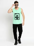 Blacksmith Brklyn Cotton Printed Sando For Men - Gym Sando For Men.