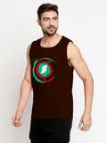 Blacksmith  B Superhero Cotton Printed Sando For Men - Gym Sando For Men.