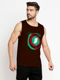 Blacksmith  B Superhero Cotton Printed Sando For Men - Gym Sando For Men.