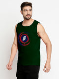 Blacksmith  B Superhero Cotton Printed Sando For Men - Gym Sando For Men.