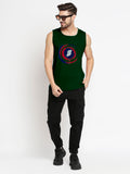 Blacksmith  B Superhero Cotton Printed Sando For Men - Gym Sando For Men.