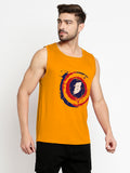 Blacksmith  B Superhero Cotton Printed Sando For Men - Gym Sando For Men.