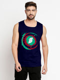 Blacksmith  B Superhero Cotton Printed Sando For Men - Gym Sando For Men.