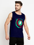 Blacksmith  B Superhero Cotton Printed Sando For Men - Gym Sando For Men.