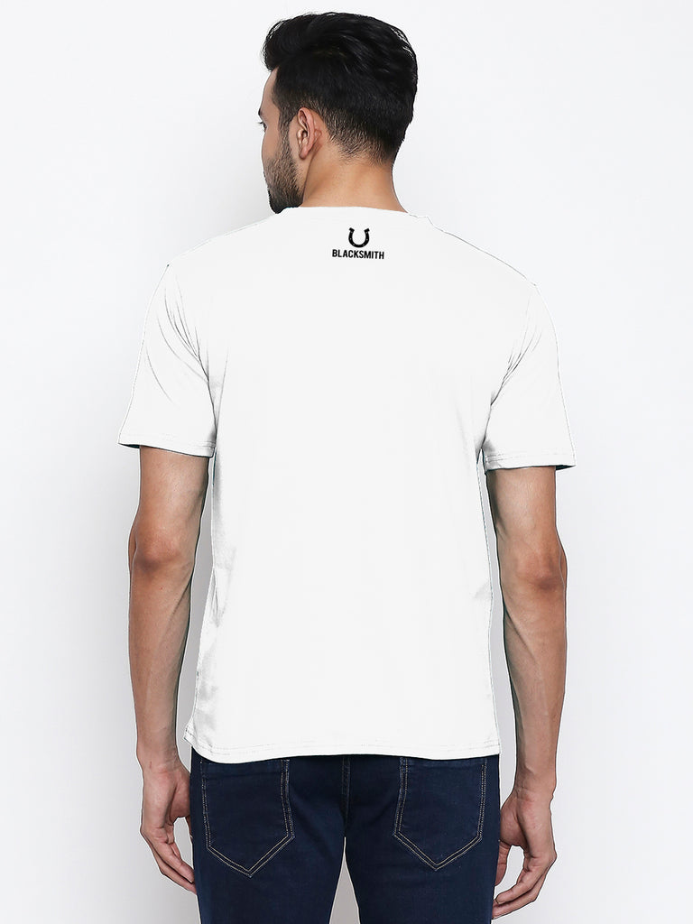 Blacksmith B Superhero Round Neck Printed T-shirt for Men - Tshirt for Men.