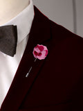 Blacksmith Baby Pink And Pink Flower Lapel Pin for Men - Fashion Accessories for Blazer , Tuxedo or Coat