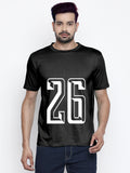 Blacksmith | Blacksmith Fashion | Blacksmith Black Number 26 Round Neck Printed T-shirt