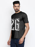 Blacksmith | Blacksmith Fashion | Blacksmith Black Number 26 Round Neck Printed T-shirt