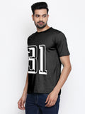 Blacksmith | Blacksmith Fashion | Blacksmith Black Number 31 Round Neck Printed T-shirt