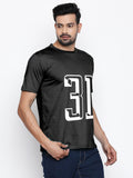 Blacksmith | Blacksmith Fashion | Blacksmith Black Number 31 Round Neck Printed T-shirt