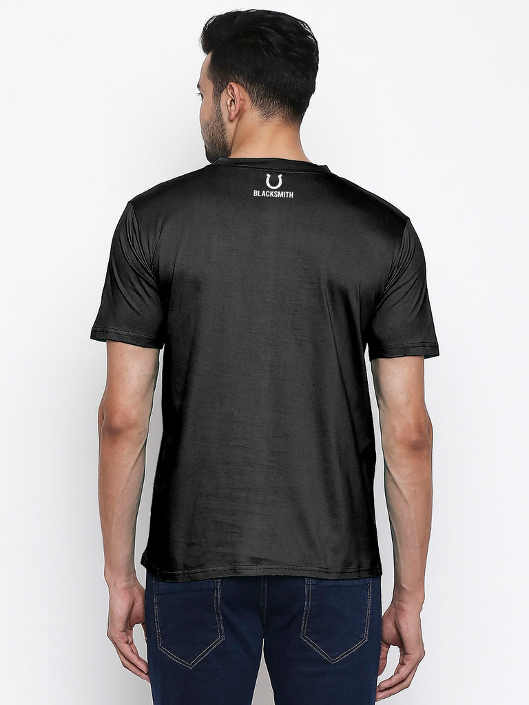 Blacksmith Number 03 Round Neck Printed T-shirt for Men - Tshirt for Men.