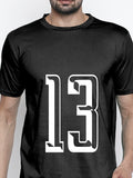 Blacksmith Number 13 Round Neck Printed T-shirt for Men - Tshirt for Men.