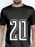 Blacksmith Number 20 Round Neck Printed T-shirt for Men - Tshirt for Men.