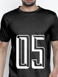 Blacksmith Number 05 Round Neck Printed T-shirt for Men - Tshirt for Men.