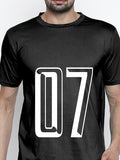 Blacksmith Number 07 Round Neck Printed T-shirt for Men - Tshirt for Men.