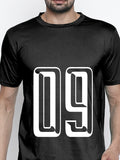 Blacksmith Number 09 Round Neck Printed T-shirt for Men - Tshirt for Men.