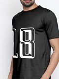 Blacksmith Number 18 Round Neck Printed T-shirt for Men - Tshirt for Men.