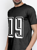 Blacksmith Number 09 Round Neck Printed T-shirt for Men - Tshirt for Men.